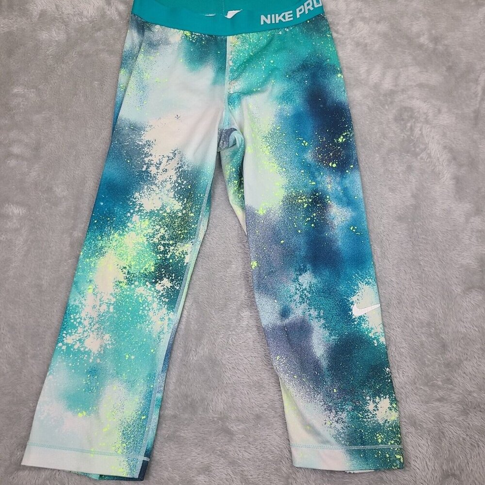 Nike Pro Galaxy Capris Women's Compression Dri-Fit Leggings‎ Crop Size Medium